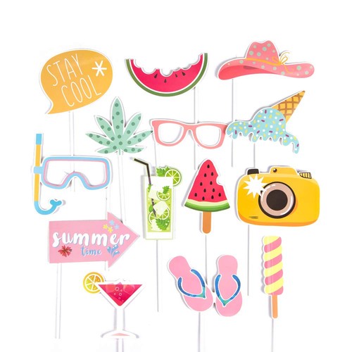 Sommer fotorequisiten booth - sommer,