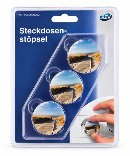 3er set steckdosen - set,