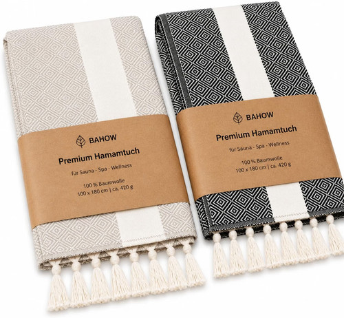 Hamamtuch 2er set 100x180 - hamamtuch,