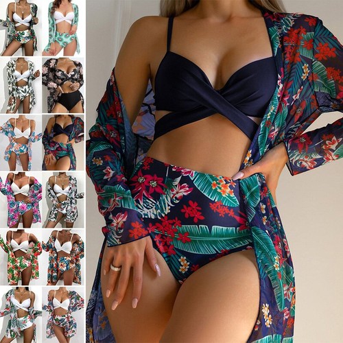 Damen pflanzenmuster bikini - pflanzenmuster,