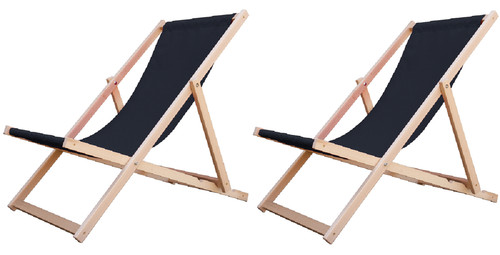 Set mit strandliege faltbar - set,