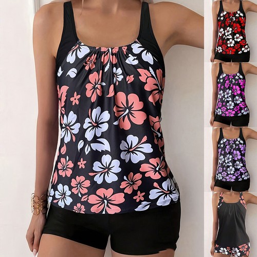 Damen gepolsterte tankini - gepolsterte,