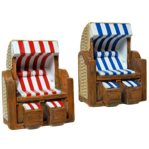 2er set deko strandkorb - 2er, blau