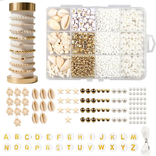 Perlen set für armbänder - set,