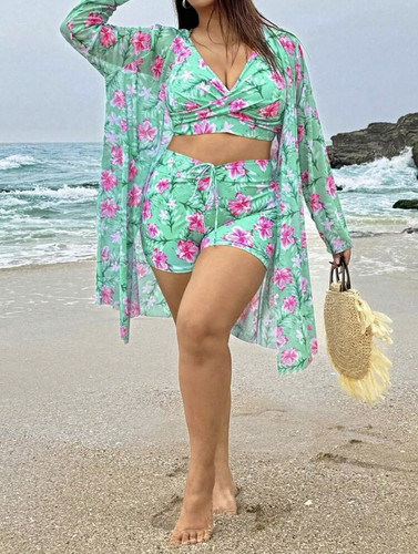 Damen teiliges bikini set - 3-teiliges, bikini-set
