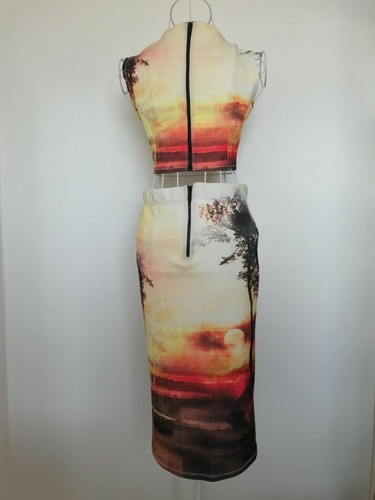 Bershka set rock croped - 38,