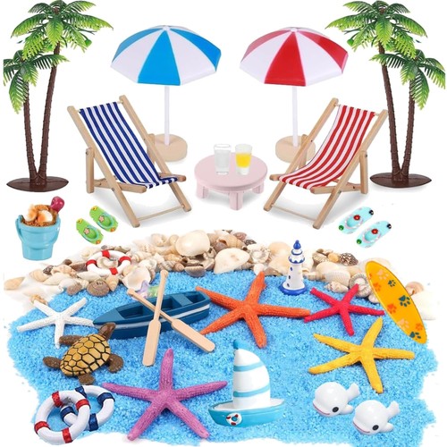 Miniatur strandset deko - miniatur, strandset,deko