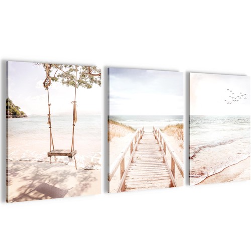 Wandbilder set strand meer - strand,