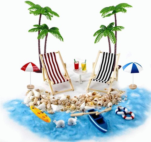 Miniatur strand deko stück - strand,