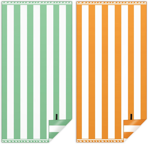 Strandtuch xxl 2er set 180 - strandtuch, 90×180